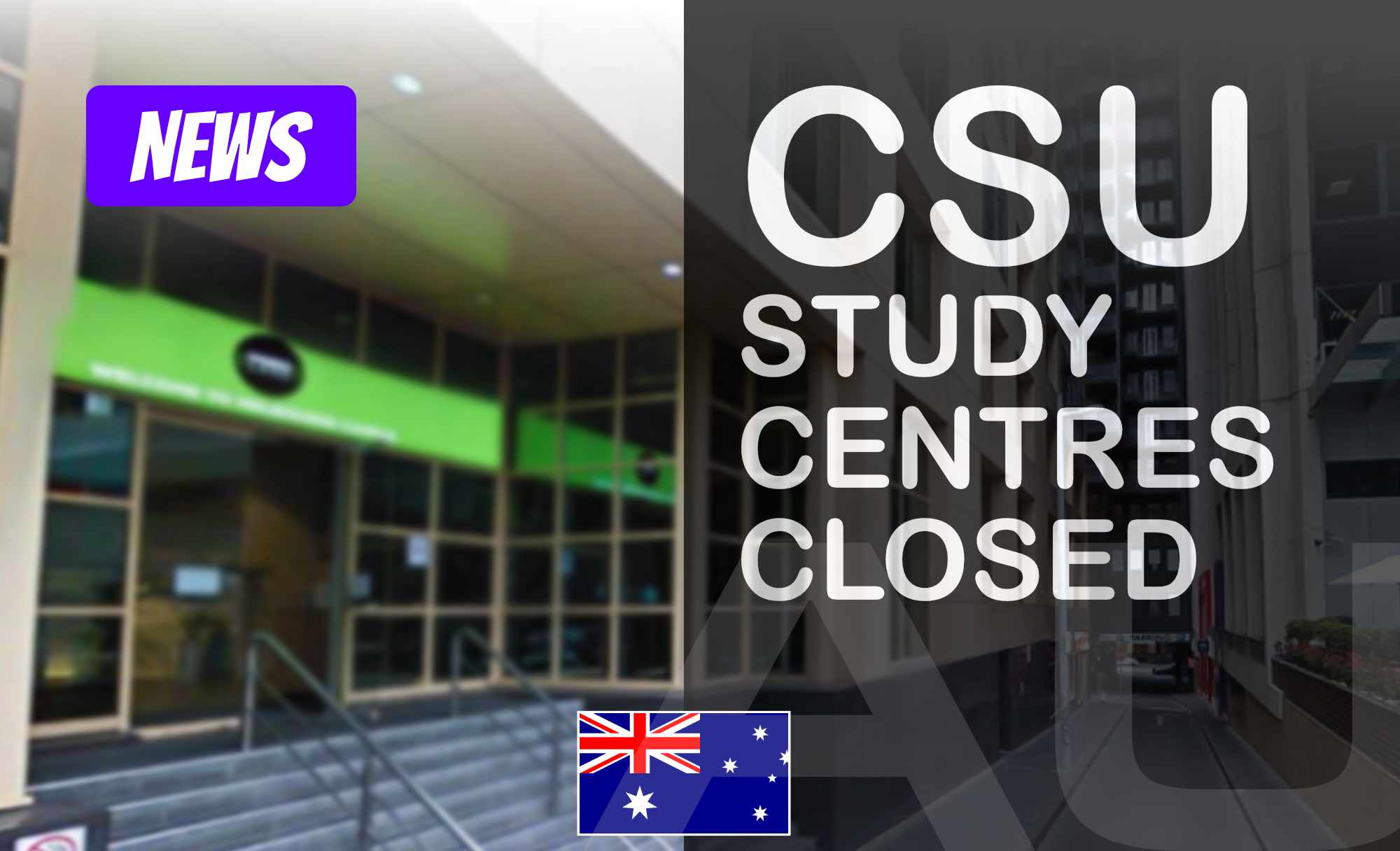 Closure of Charles Sturt University Study Centres in Melbourne, Sydney and Brisbane