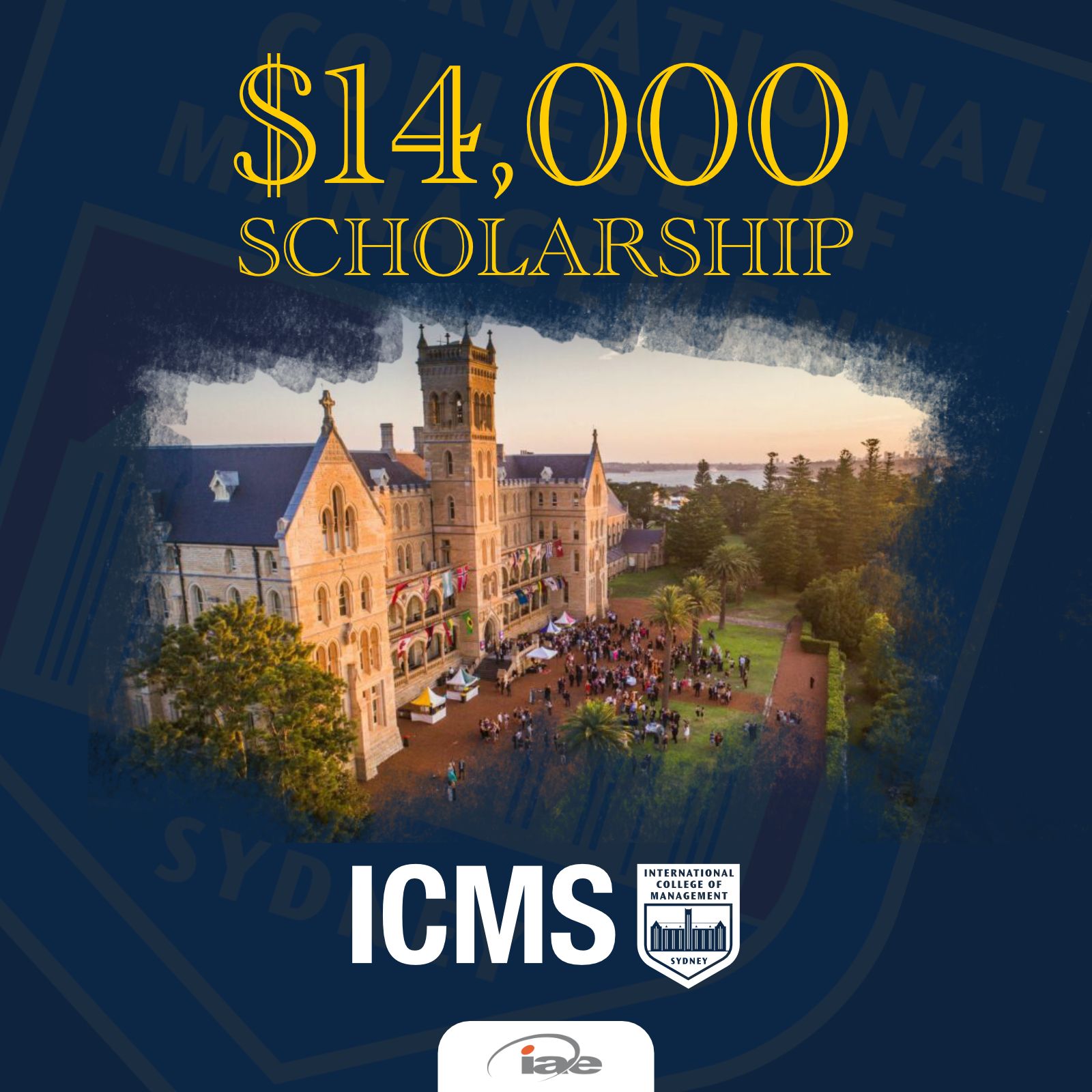 Study at ICMS (Sydney) with a $14,000 scholarship! Apply officially through iae Nepal, Dillibazar