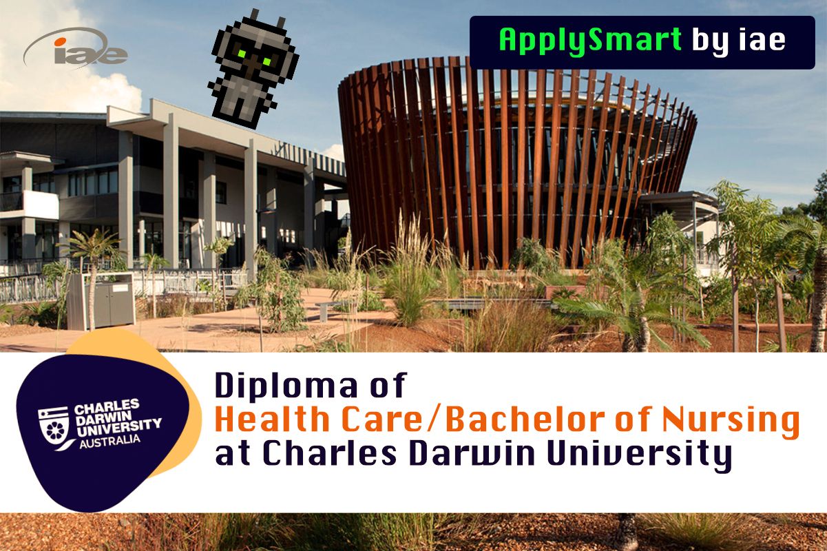 👩🏻‍⚕️👨‍⚕️ Study Diploma of Health Care/Bachelor of Nursing at Charles Darwin University