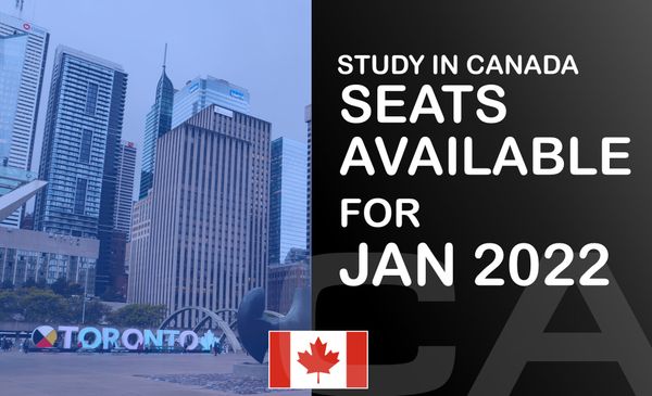 🇨🇦 Apply to Canada: Limited seats for January 2022 intake